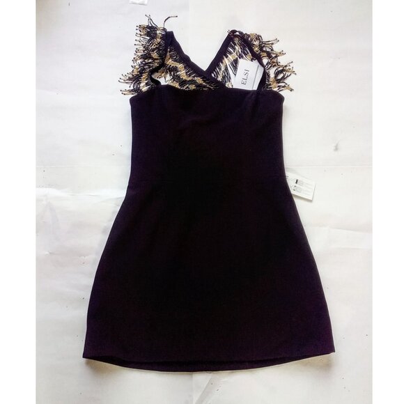 NWT $395 Helsi Cleo Fringed Beaded Mini Dress - Picture 4 of 11